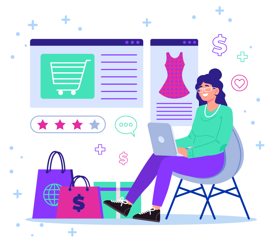 Ilustración Curso E-commerce